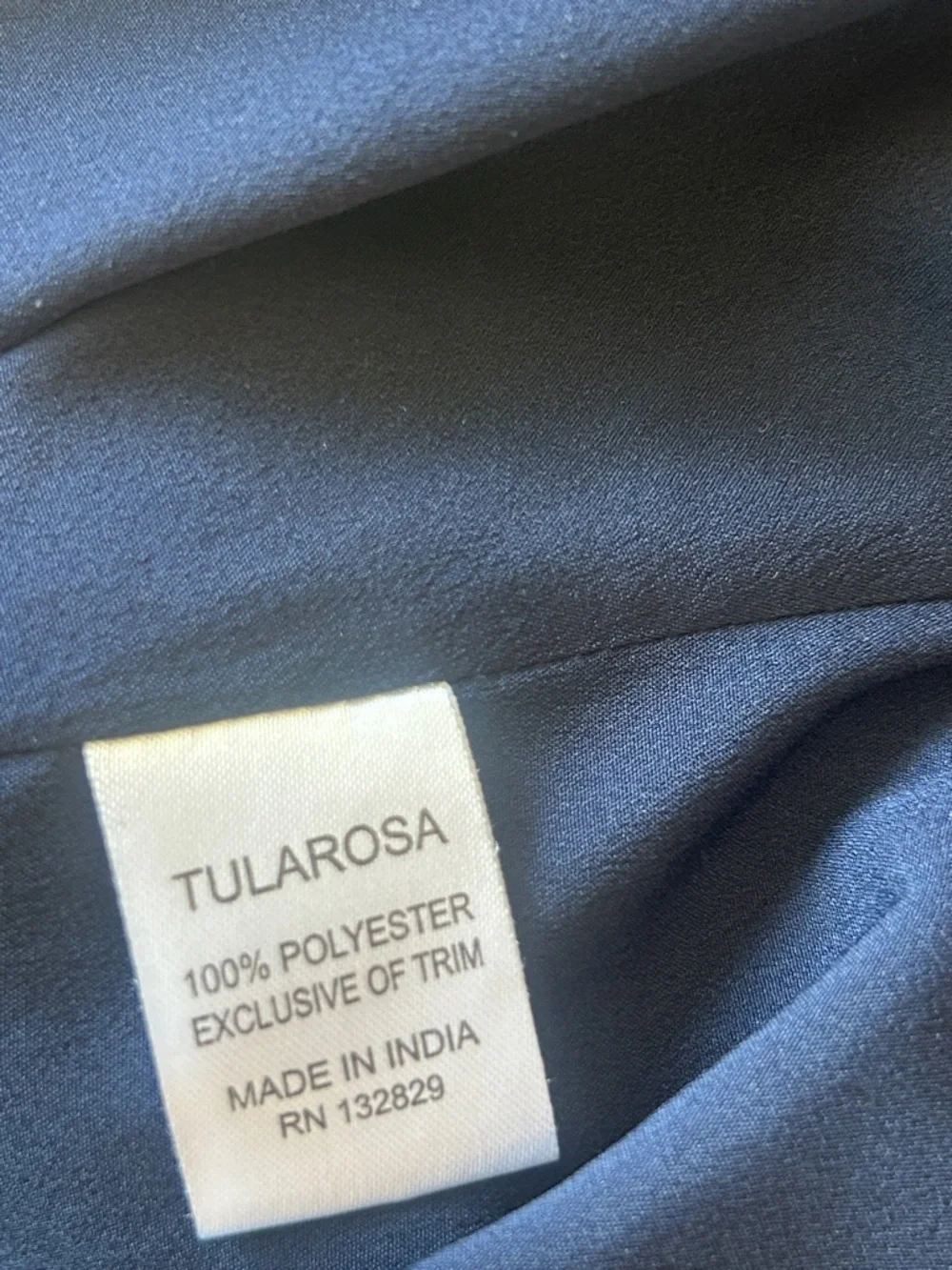 Tularosa Audrey Himalayan Floral Print Boho Navy Dress Size Small
